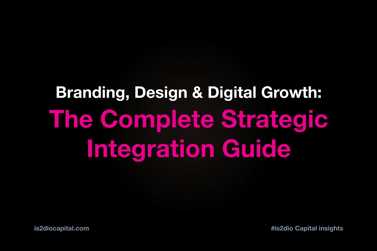 Integration diagram showing branding, design, and digital growth connection